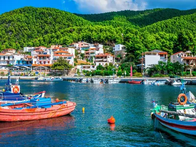 Skopelos, Neo Klima Harbor, marina in Neo Klima, Greece — photo 4