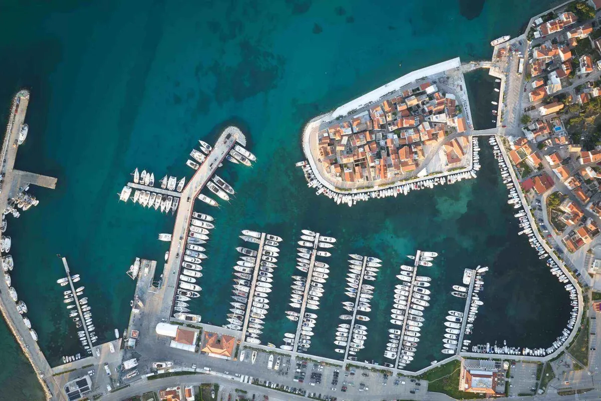 Tribunj Marina in Tribunj, Croatia