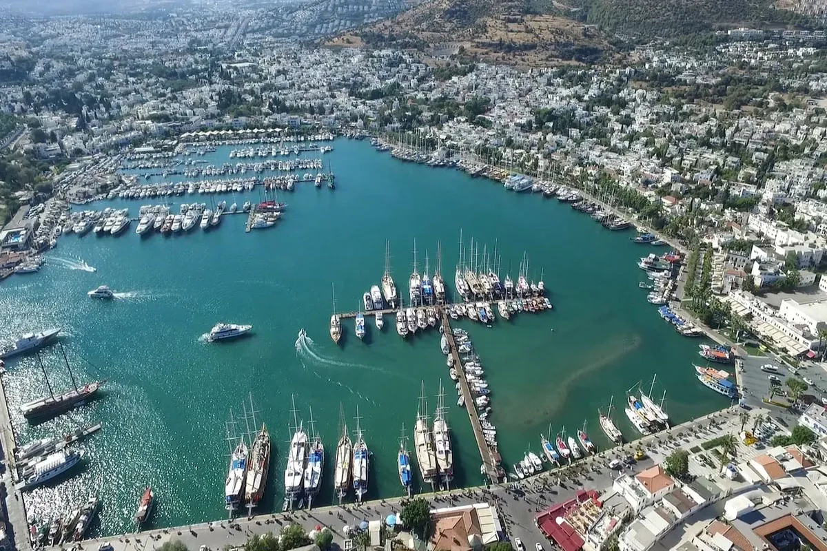Bodrum Yat Limani Marina in Bodrum, Turkey