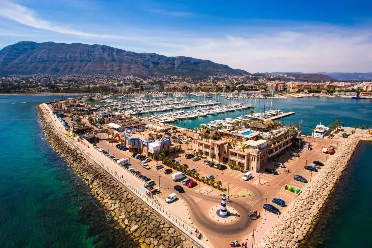 Denia, Marina de Dénia in Dénia, Spain