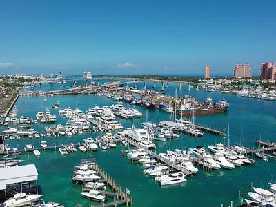 Nassau, Yacht Haven Marina in Nassau, Bahamas
