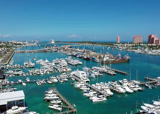 Nassau, Yacht Haven Marina in Nassau, Bahamas
