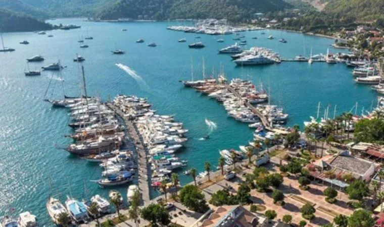 Göcek Mucev Marina in Fethiye, Turkey