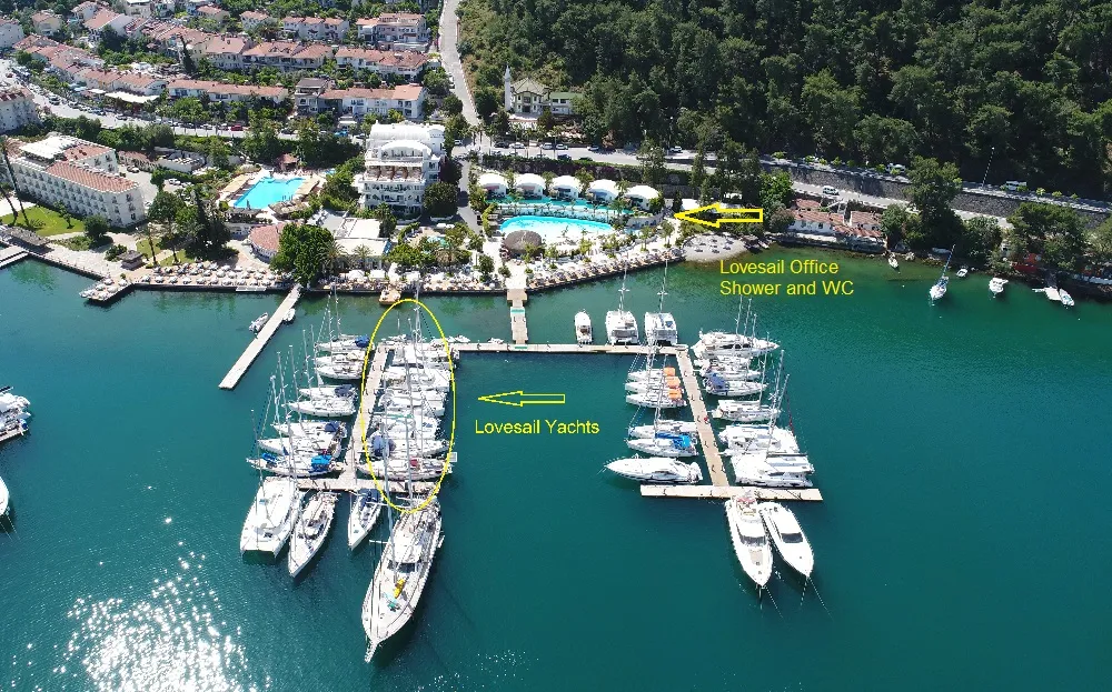 Fethiye, Lykia Yacht Club, marina in Fethiye, Turkey