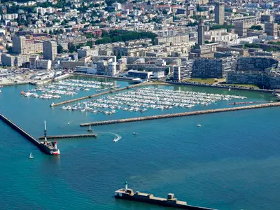 Avant-port, marina in Fécamp, France — photo 2