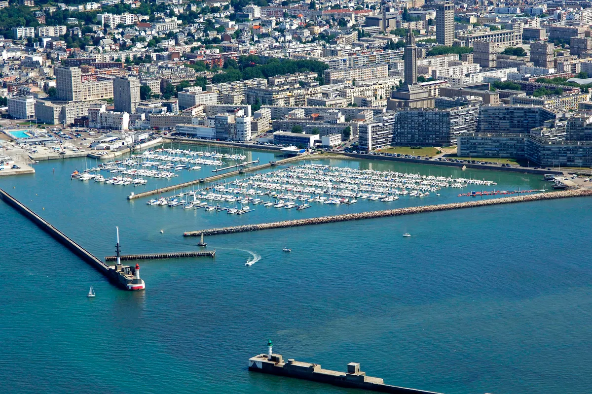 Avant-port, marina in Fécamp, France — photo 2