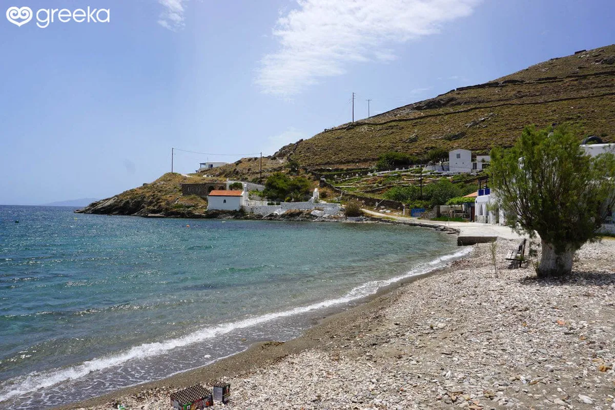Ormos Agios Stefanos, bay in Greece