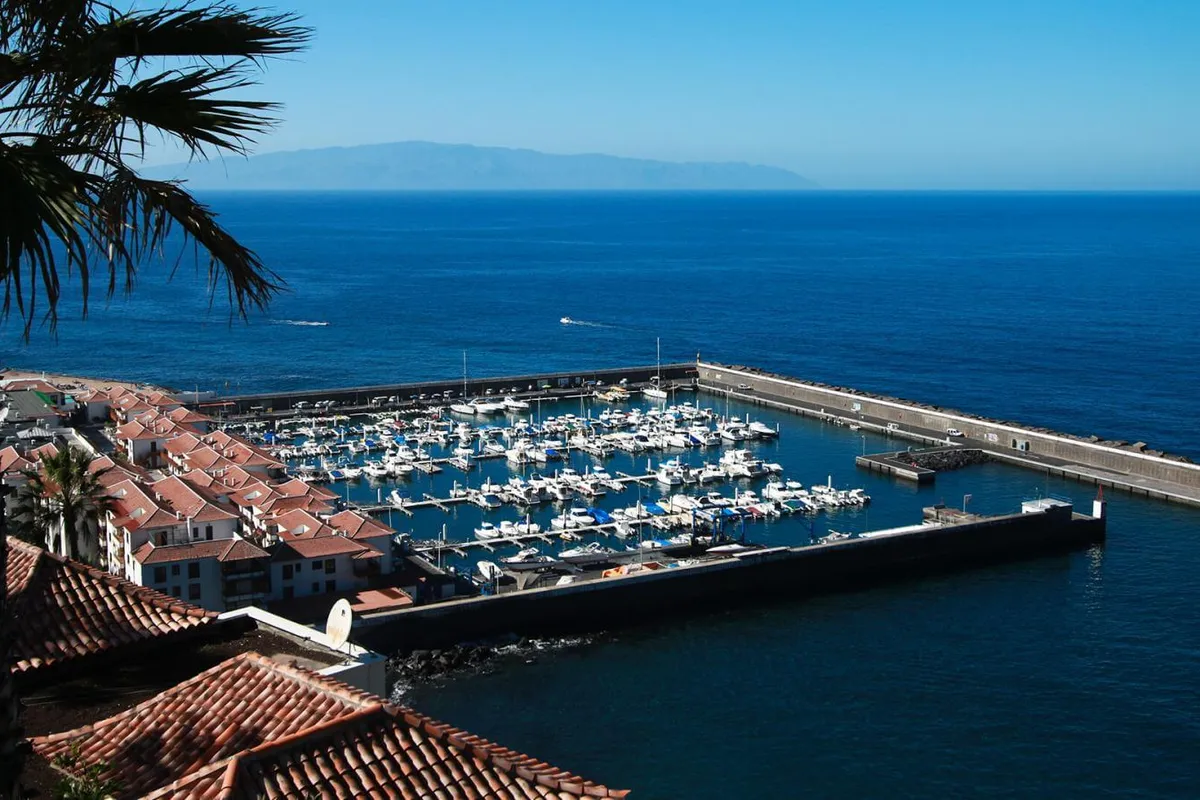 Puerto Los Gigantes, marina in Santiago del Teide, Spain
