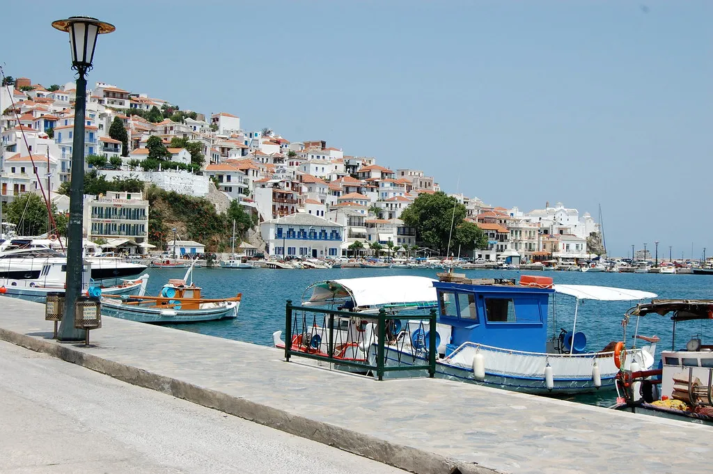 Port of Skopelos, marina in Skopelos, Greece — photo 4