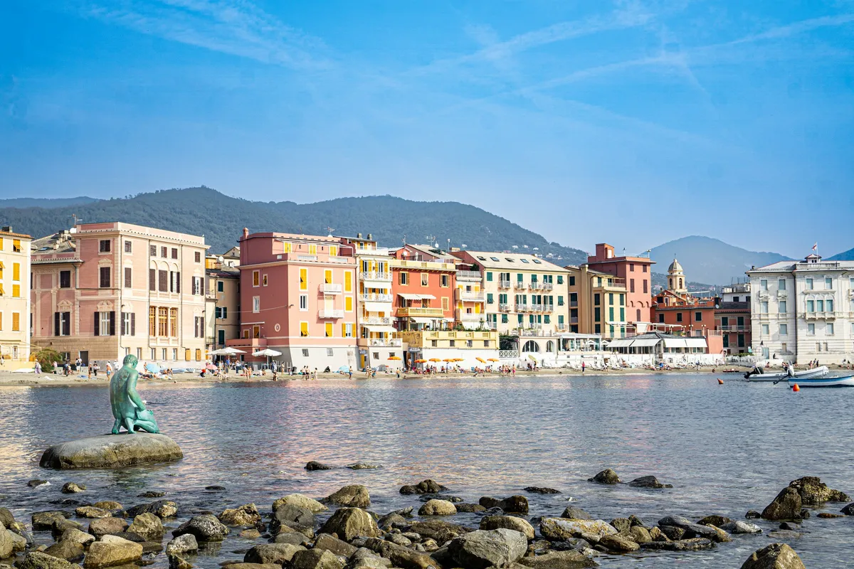 Sestri Levante Marina in Sestri Levante, Italy