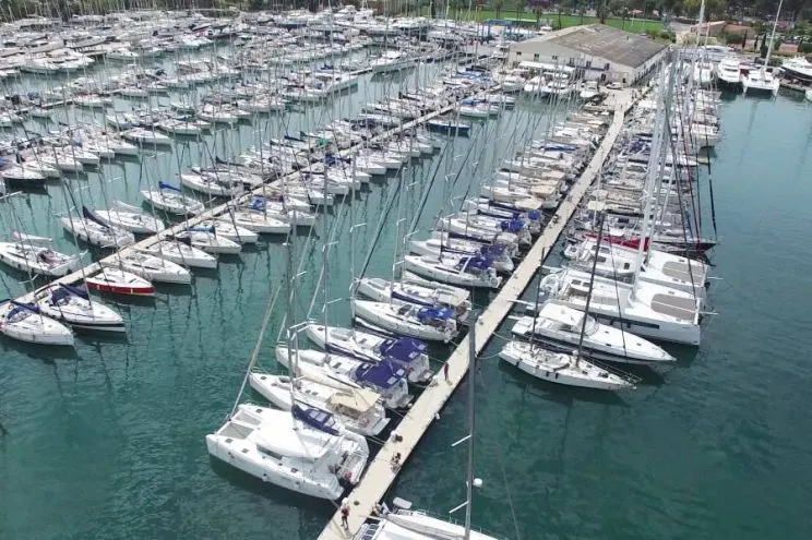 Port Pin Rolland, marina in Saint-Mandrier-sur-Mer, France