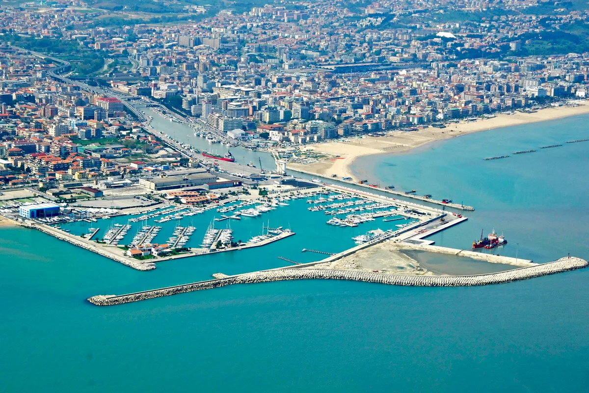 Marina di Pescara in Pescara, Italy