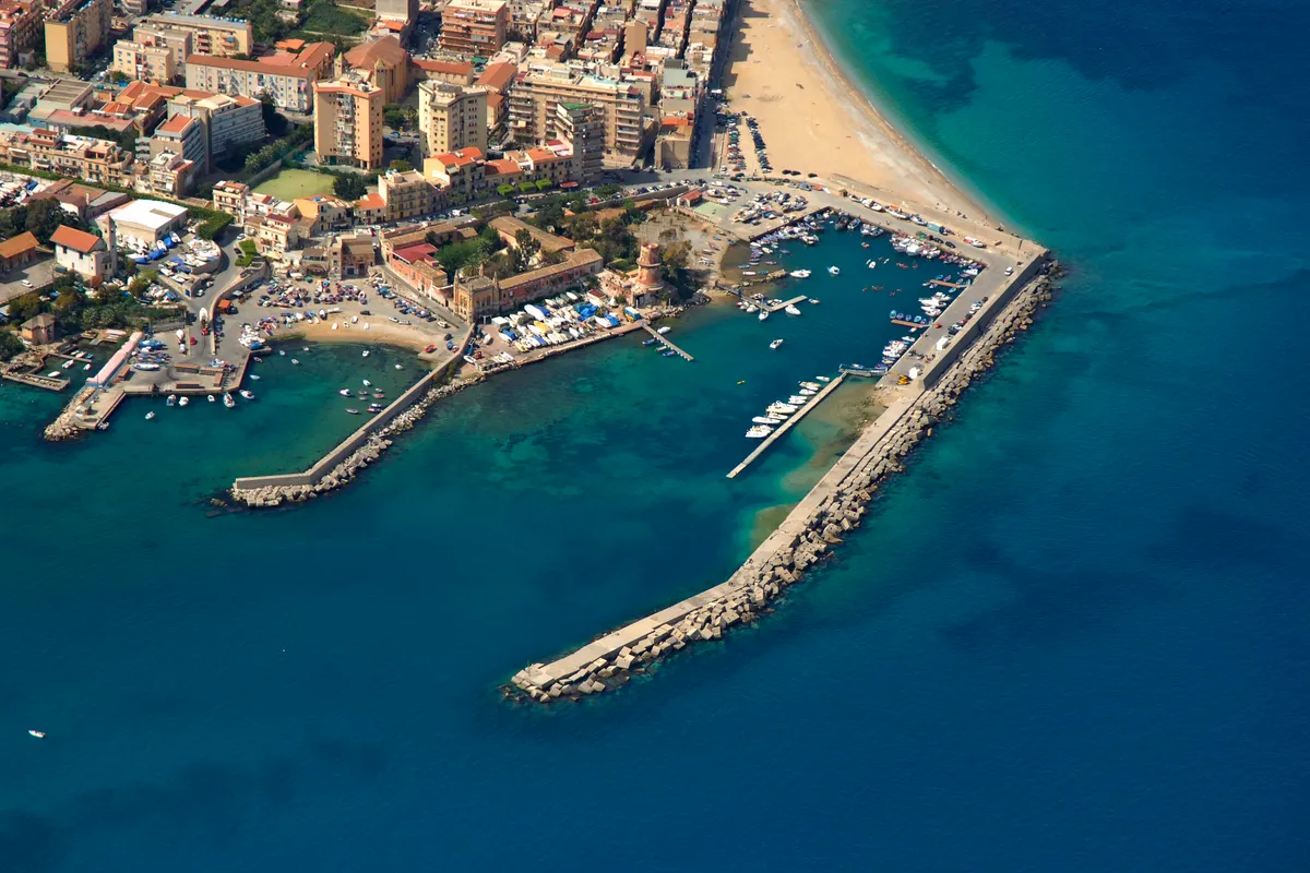 Marina Arenella in Palermo, Italy