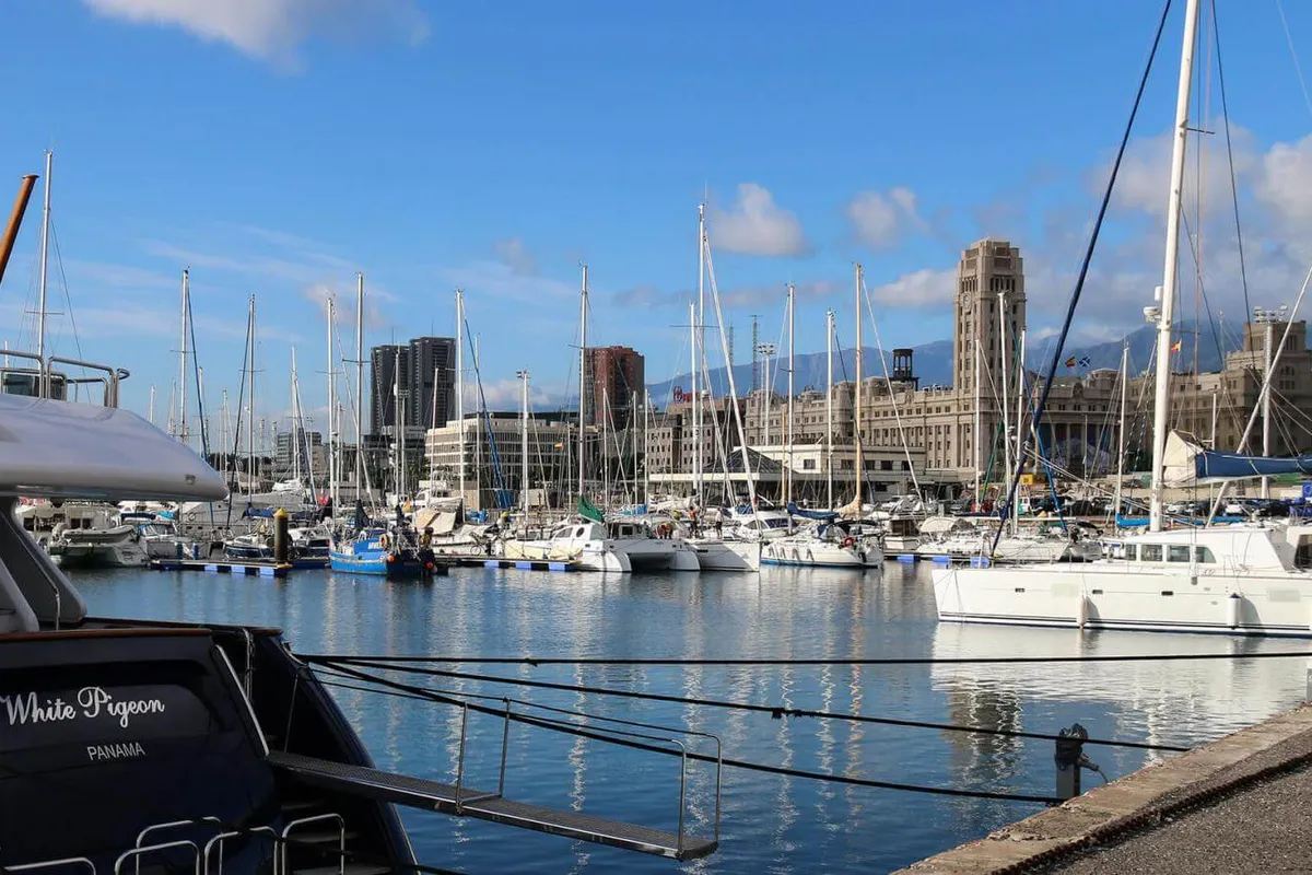 Marina Santa Cruz in Santa Cruz de Tenerife, Spain