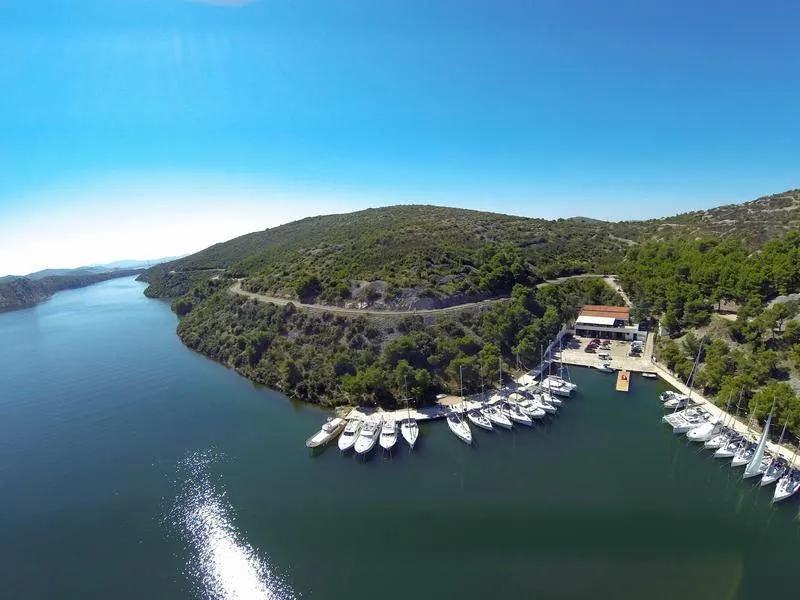 Marina Zaton in Grad Šibenik, Croatia