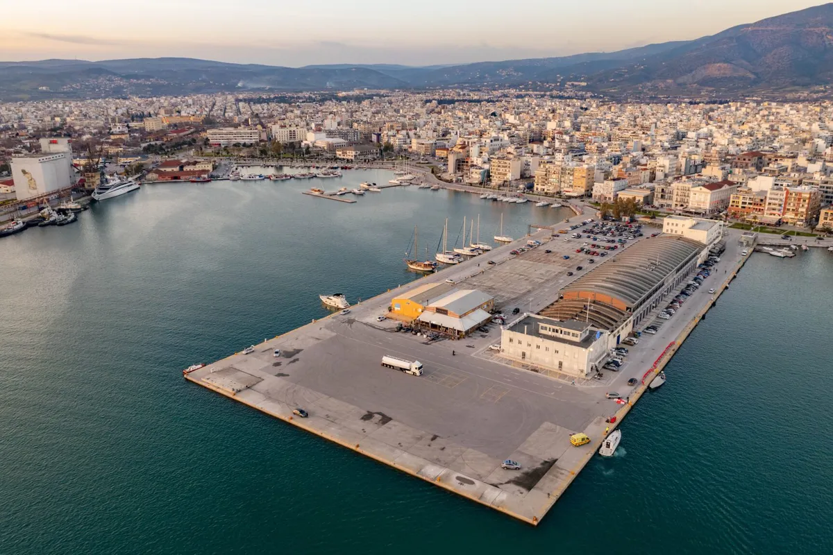 Port of Volos, marina in Volos Municipality, Greece