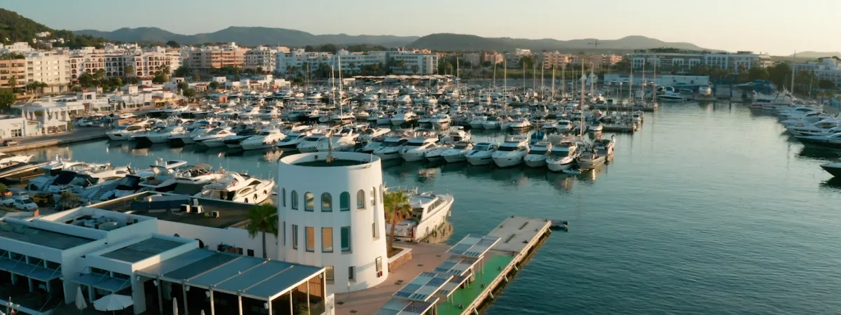 Marina Santa Eulalia in Santa Eulària des Riu, Spain