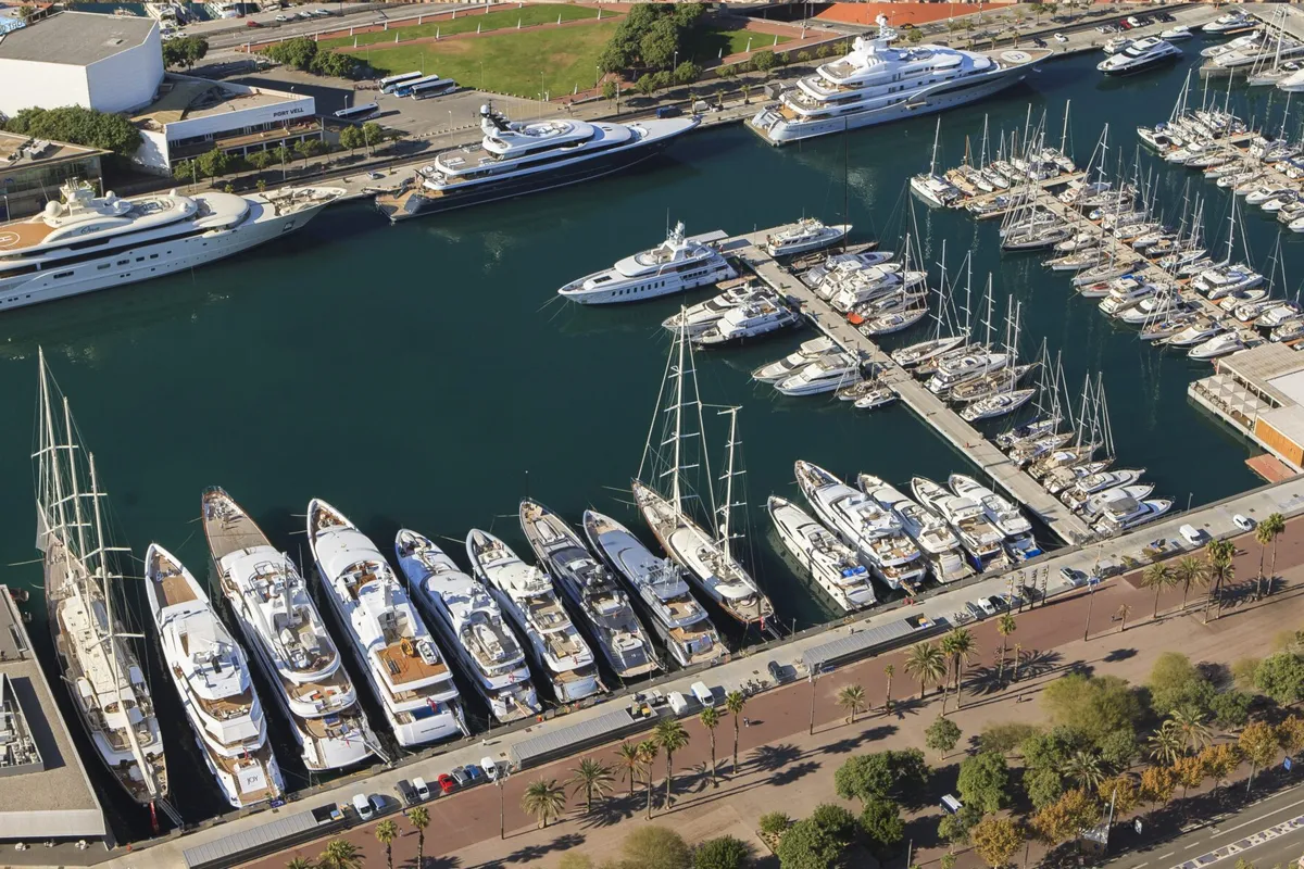 Marina Port Vell in Barcelona, Spain — photo 4