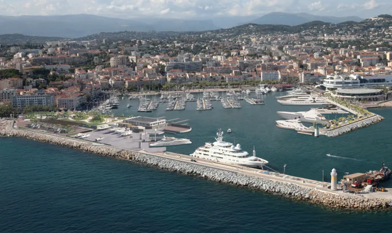 Cannes Marina in Cannes, France