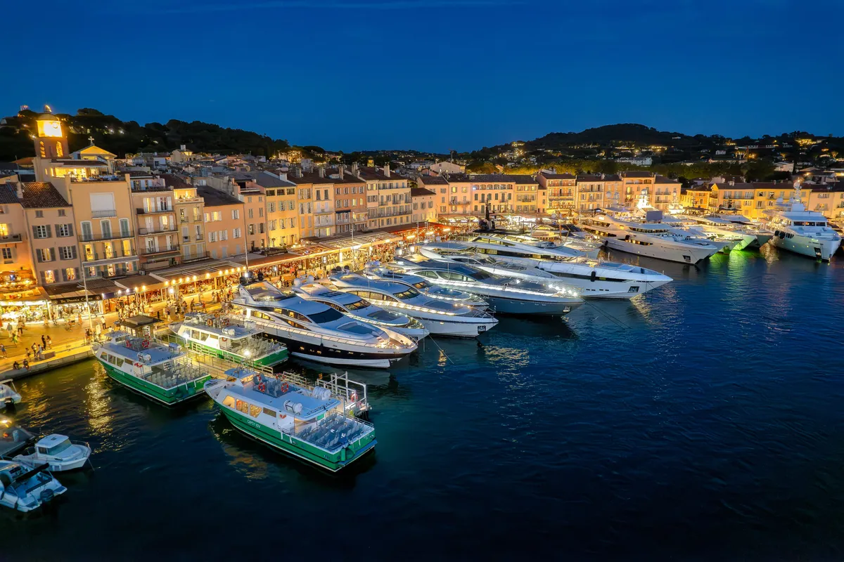 St. Tropez Marina in Saint-Tropez, France