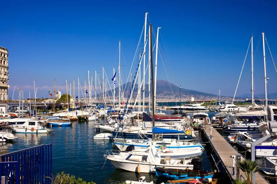 Porto di Mergellina, marina in Naples, Italy — photo 2