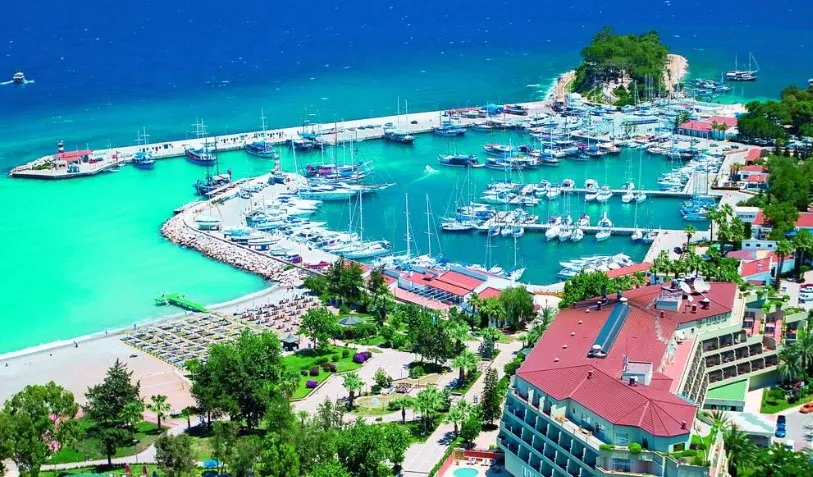 Kemer Marina in Kemer, Turkey