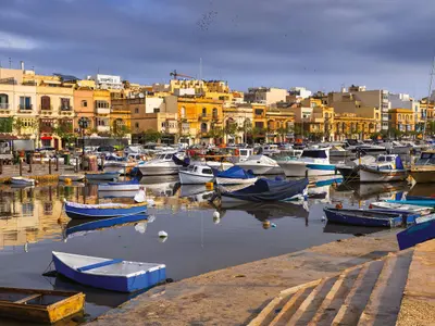 Msida Yacht Marina in Floriana, Malta