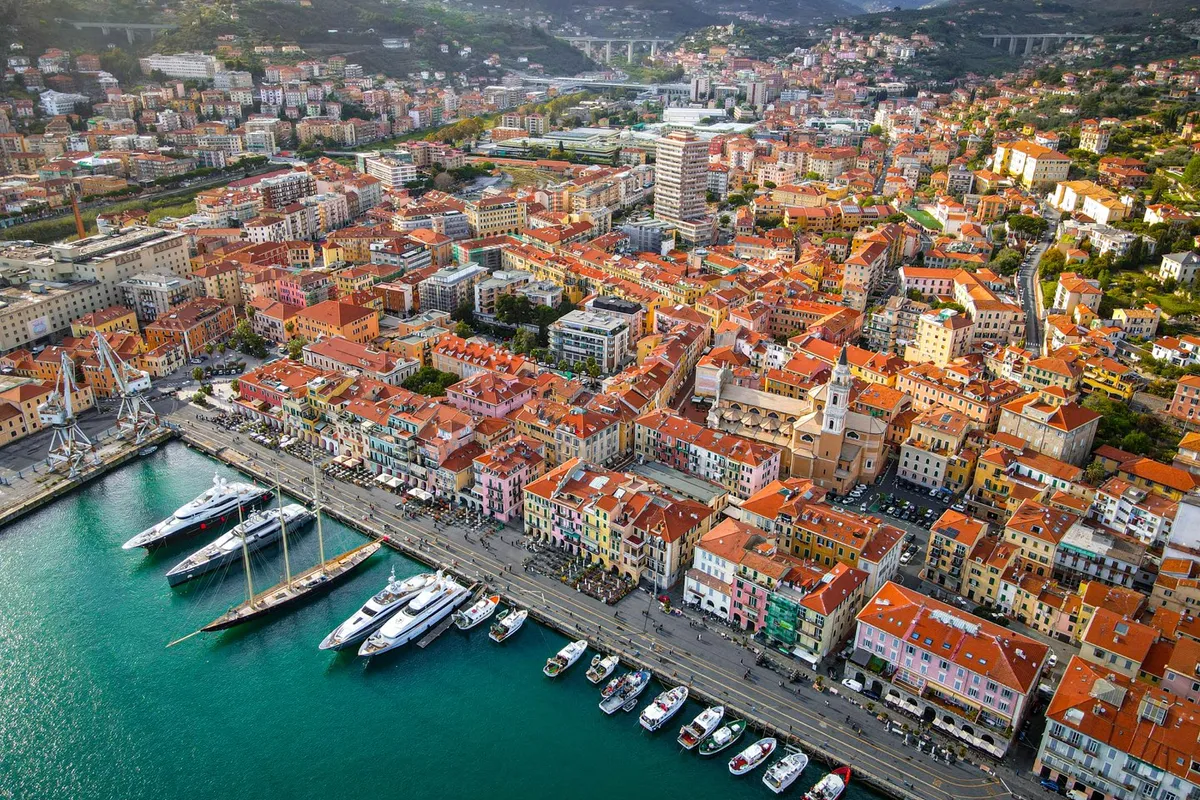 Porto di Imperia, marina in Imperia, Italy — photo 9