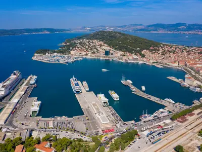 Port of Split / East Harbour, marina in Split, Croatia — photo 2