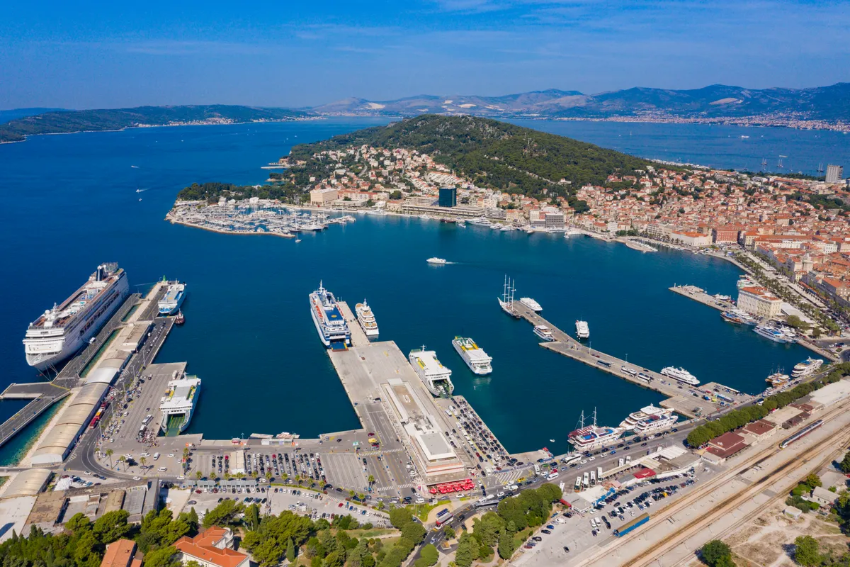 Port of Split / East Harbour, marina in Split, Croatia — photo 2