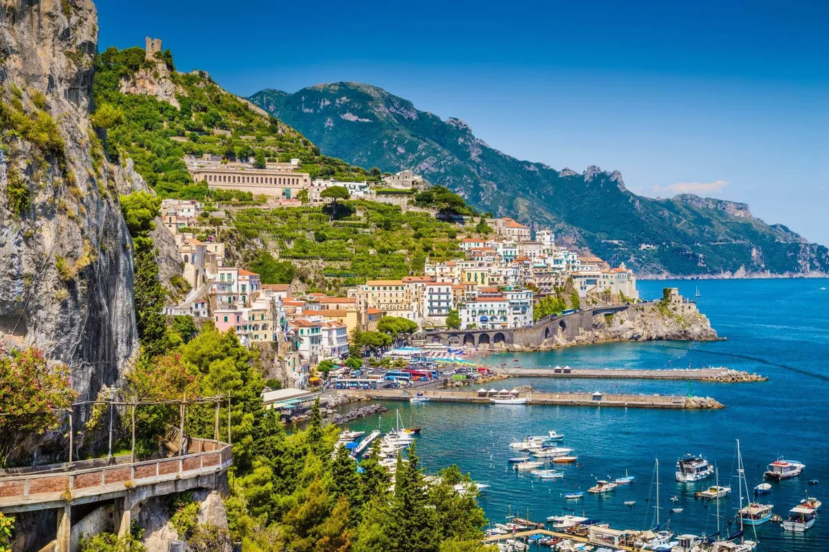 Amalfi Harbour, marina in Pogerola, Italy — photo 2