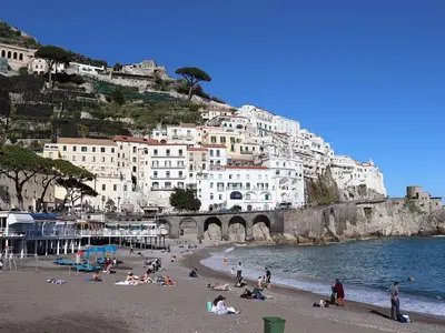 Amalfi Harbour, marina in Pogerola, Italy — photo 3