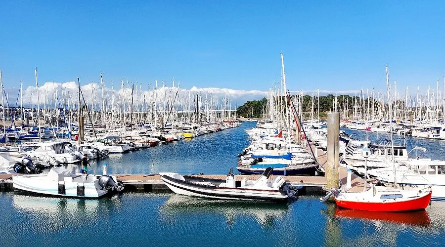 Port de la Trinite-sur-Mer, marina in La Trinité-sur-Mer, France