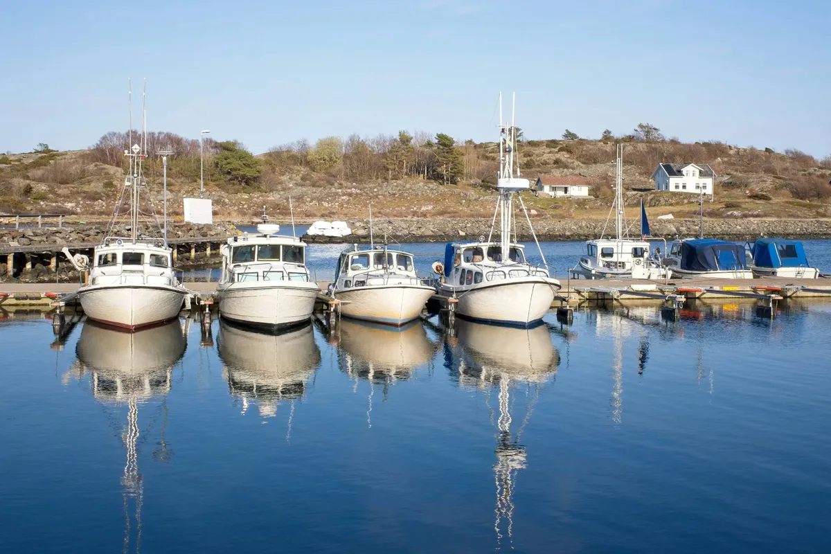 Gåshaga Marina in Gåshaga, Sweden