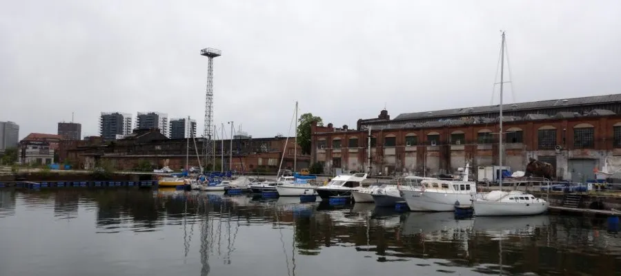 Przystan Cesarska Marina in Gdańsk, Poland