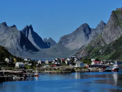Lofoten Marina in Svolvær, Norway