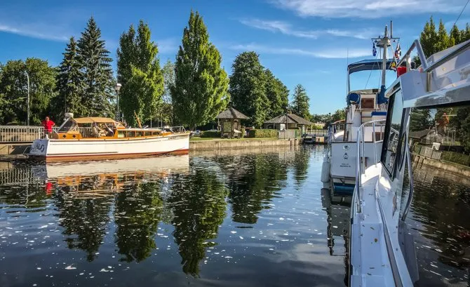 Smiths Falls Marina in Smiths Falls, Canada