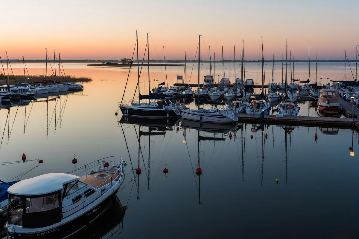 PTTK Wilkasy Marina in Wilkasy, Poland