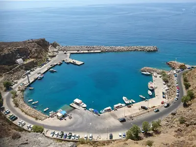 Port of Sfakia, marina in Hora Sfakion, Greece — photo 3