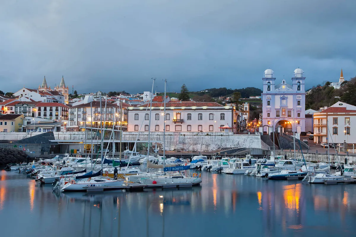 Marina d'Angra in São Pedro, Portugal
