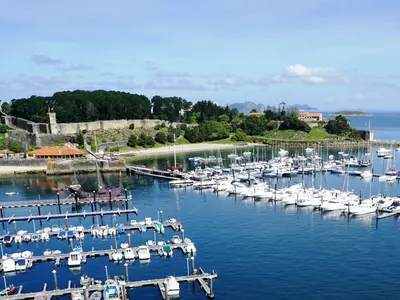 Monte Real Club de Yates de Baiona, marina in Baiona, Spain