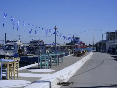 Ormos Levki, anchorage in Lefki, Greece