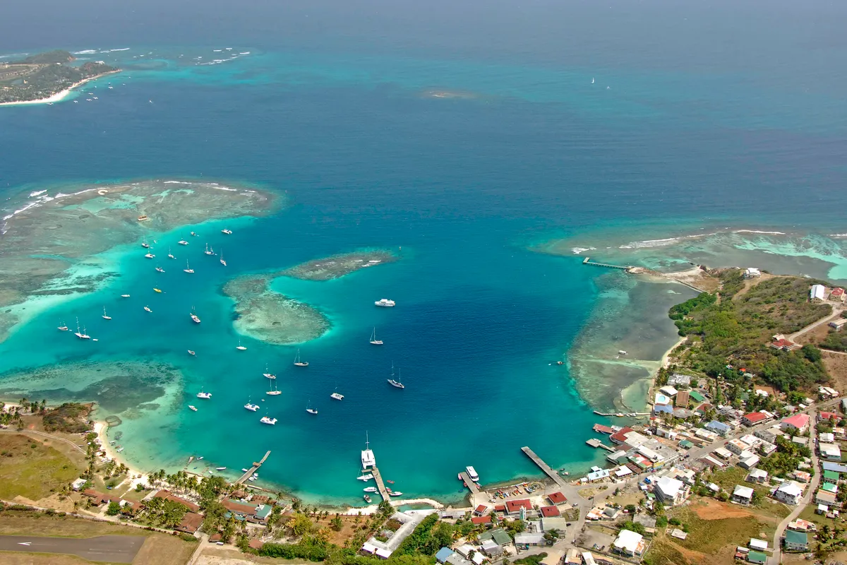 Clifton harbour, marina in Clifton, Saint Vincent and the Grenadines