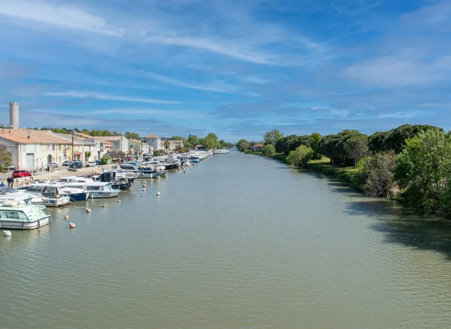 Saint-Gilles Marina in Saint-Gilles, France