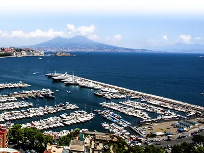 Porto di Mergellina, marina in Naples, Italy — photo 3