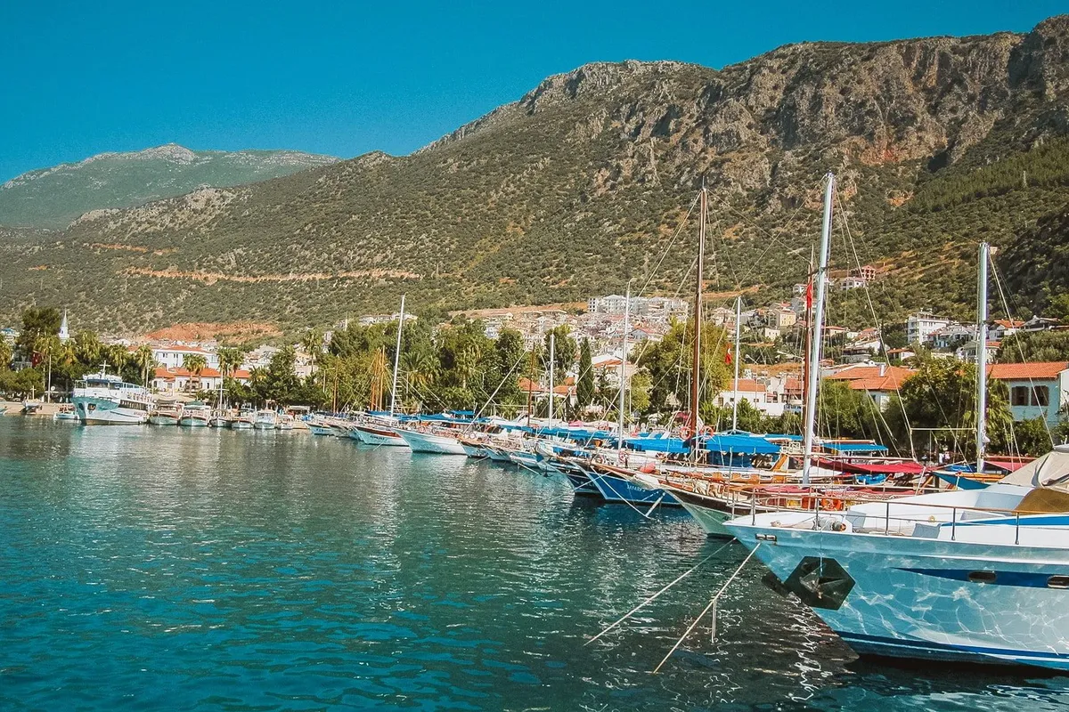 Kaş port, marina in Kaş, Turkey — photo 2