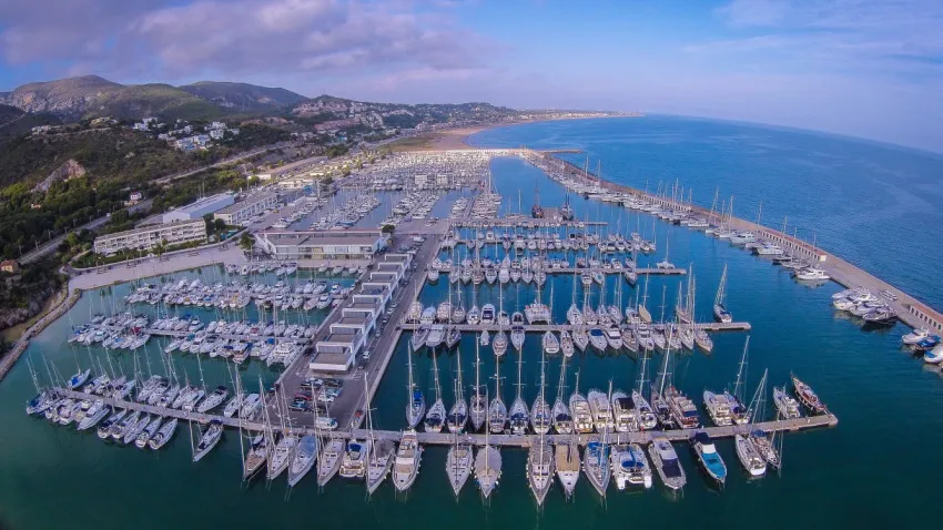 Port Ginesta, marina in Sitges, Spain