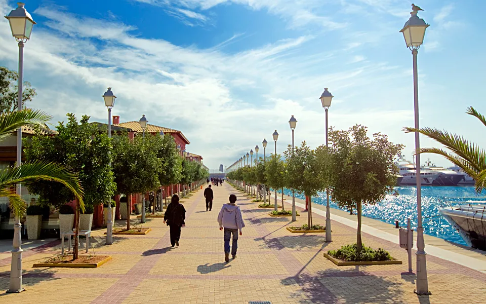 Flisvos Marina in Τροκαντερό, Greece