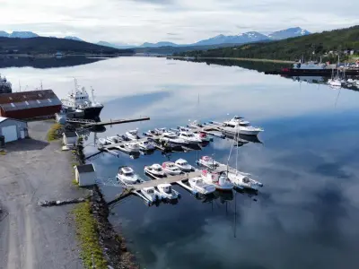 Tromsø Eidkjosen Marina in Tromsø, Norway