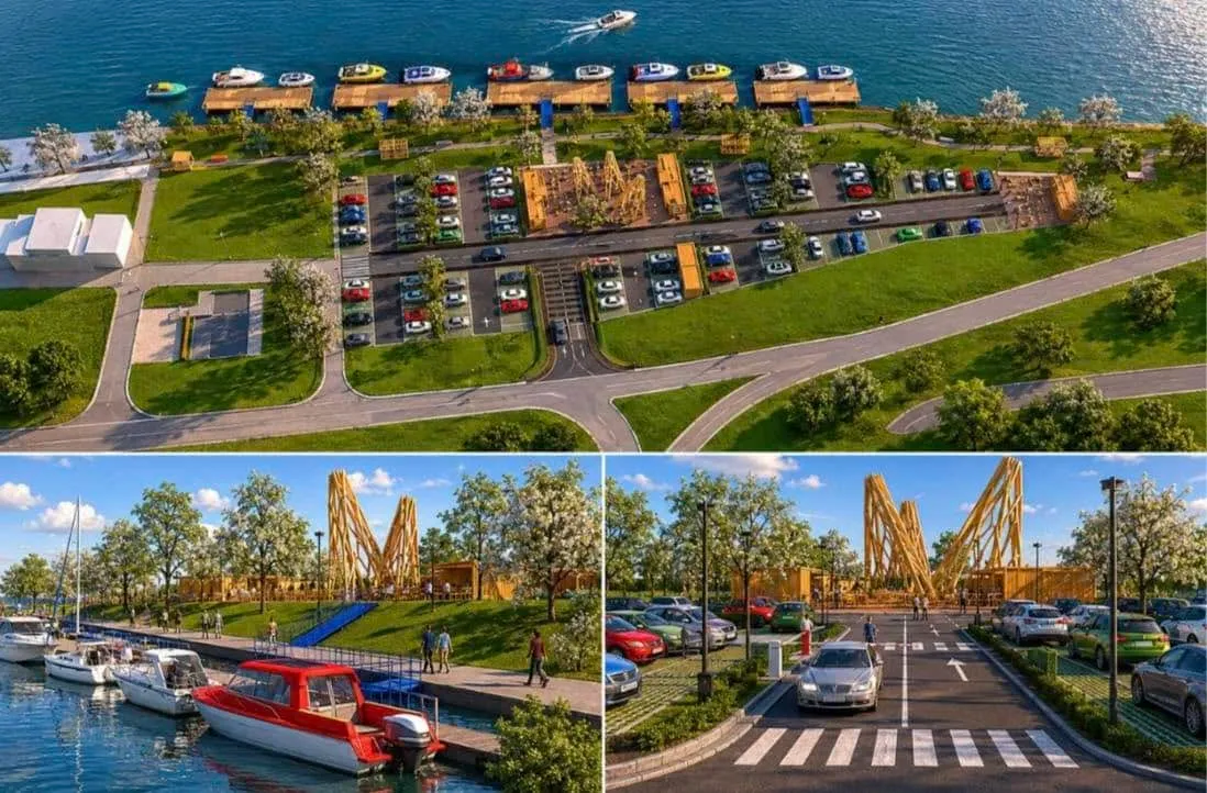 Tokaj Marina in Tokaj, Hungary